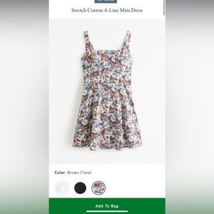 Stretch Cotton A-Line Mini Dress ⭐️Top Rated⭐️